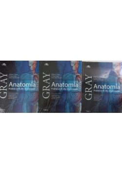 Anatomia .Podręcznik dla studentów ,zestaw 3 książek,Nowa