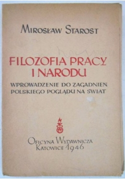 Filozofia pracy i narodu, 1946 r.