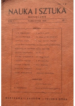 Miesięcznik. Nauka i sztuka, 1945 r.