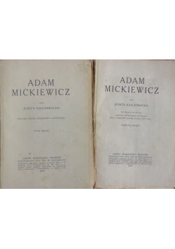 Adam Mickiewicz I -II, 1923 r