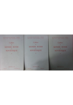 Cabries du Monde Russe et Sovierique Tom 1 i 2 i 4