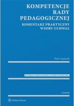 Kompetencje rady pedagogicznej