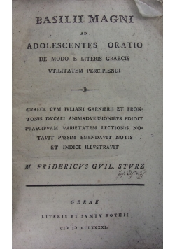Basilii Magni, 1791 r.