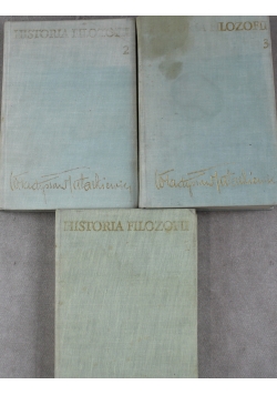 Historia filozofii Tomy I do III