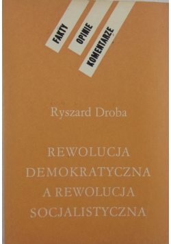 Rewolucja demokratyczna a rewolucja socjalistyczna