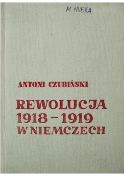 Rewolucja 1918 - 1919 w Niemczech
