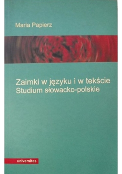 Zaimki w języku i w tekście. Studium słowacko- polskie