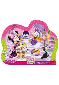 Puzzle 25 Ramkowe Minnie i zwierzaki DINO