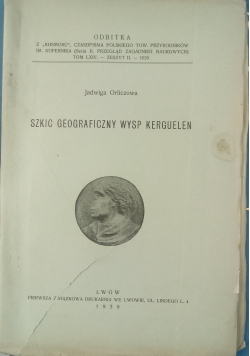 Szkic geograficzny Wysp Kerguelen, 1939 r.