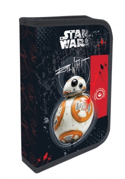 Piórnik 1 suwakowy 2 klapowy z wyposażeniem Star Wars