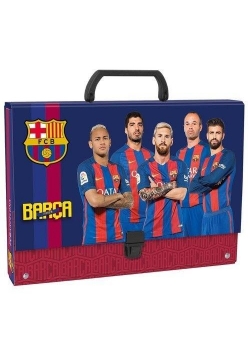 Teczka twarda z rączką FC Barcelona DERFORM