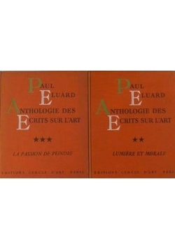 Anthologie des ecrits sur l'art , II-III tom