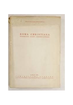 Roma Christiana. Podręcznik Łaciny Chrześcijańskiej