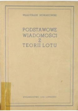 Podstawowe wiadomości z teorii lotu