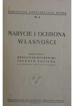 Nabycie i ochrona własności, 1948 r.
