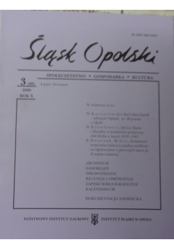 Śląsk Opolski nr.3 rok X