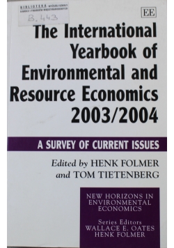 The International Yearbook of Environmental and Resource Economics