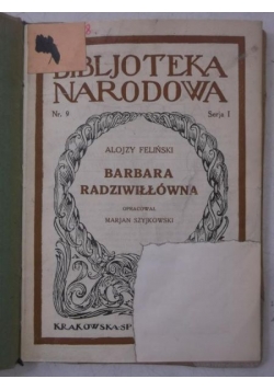 Barbara Radziwiłłówna, 1929 r.