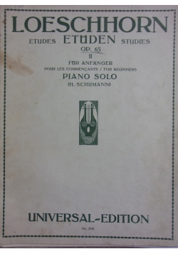 Etuden fur klavier