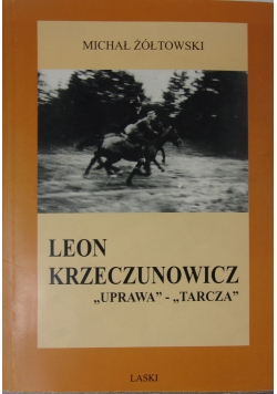 Uprawa tarcza,z autografem Michała Żółtowskiego