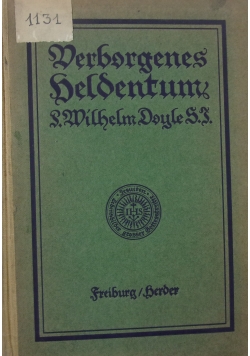 Verborgenes Heldentum 1923 r