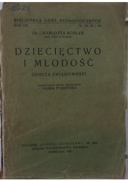 Dziecięctwo i młodość, 1933 r.