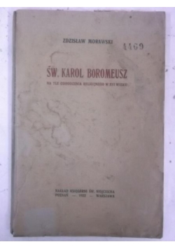 Św. Karol Boromeusz, 1922 r.