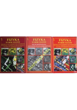 Fizyka wybór testów Tom I i II + Rozwiązania