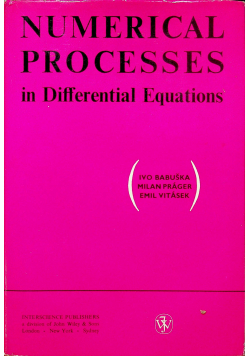 Numerical processes in Differential Equations