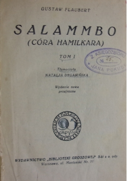 Salammbo Tom I -II