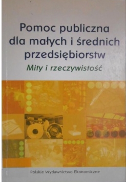 Pomoc publiczna dla małych i średnich przedsiębiorstw