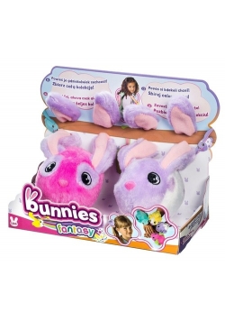 Bunnies fantasy dwupak różowo-fioletowy i biało-fioletowy