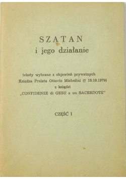 Szatan i jego działanie Część I