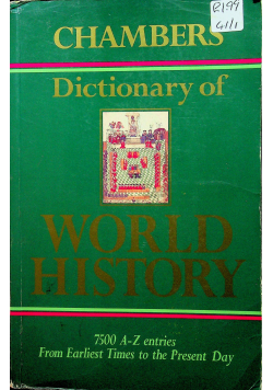 Chambers Dictionary of World History