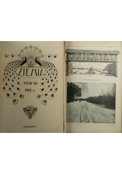 Ziemia, 2 tomy, 52 numery, 1912r