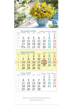 Kalendarz 2019 KT 16 Bukiet