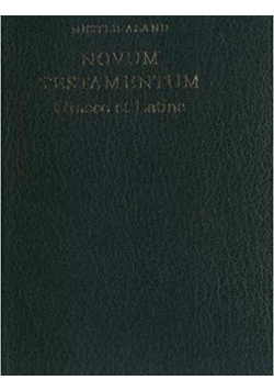 Novum Testamentum Graece Et Latine