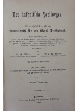 Der Katholische Seelsorger,1899r.