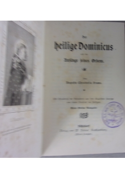 Der Heilige Dominicus, 1905 r.