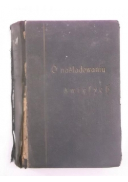 O naśladowaniu świętych, 1928 r.