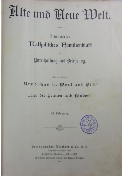 Alte und Neue Welt, 1908 r.