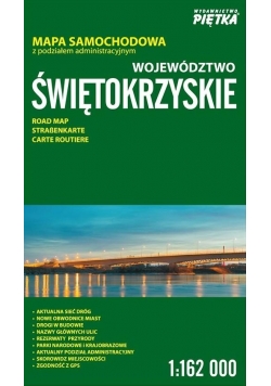 Województwo Świętokrzyskie 1:162 000 mapa samoch.