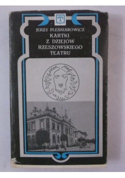 Kartki z dziejów rzeszowskiego teatru