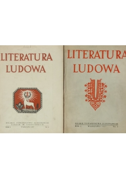 Literatura Ludowa Tom 1 do 2
