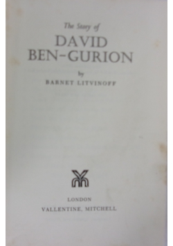 The story of David Ben-Gurion