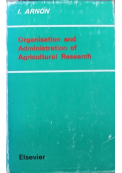 Organisation and Administration of Agriculture Research