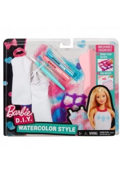 Barbie D.I.Y. Zrób to sama - Akwarelowe wzory