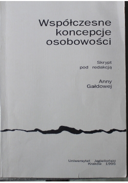 Wspólczesne Konce[pcje Osobowośći
