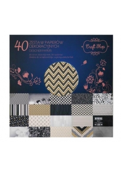 Zestaw papierów dekoracyjnych CRAFT SHOP