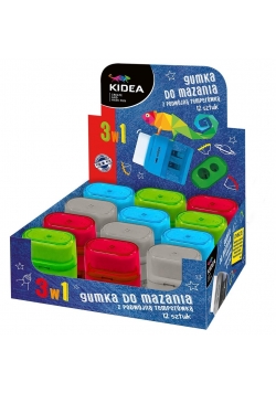 Gumka do mazania z temperówką (12szt) l KIDEA
